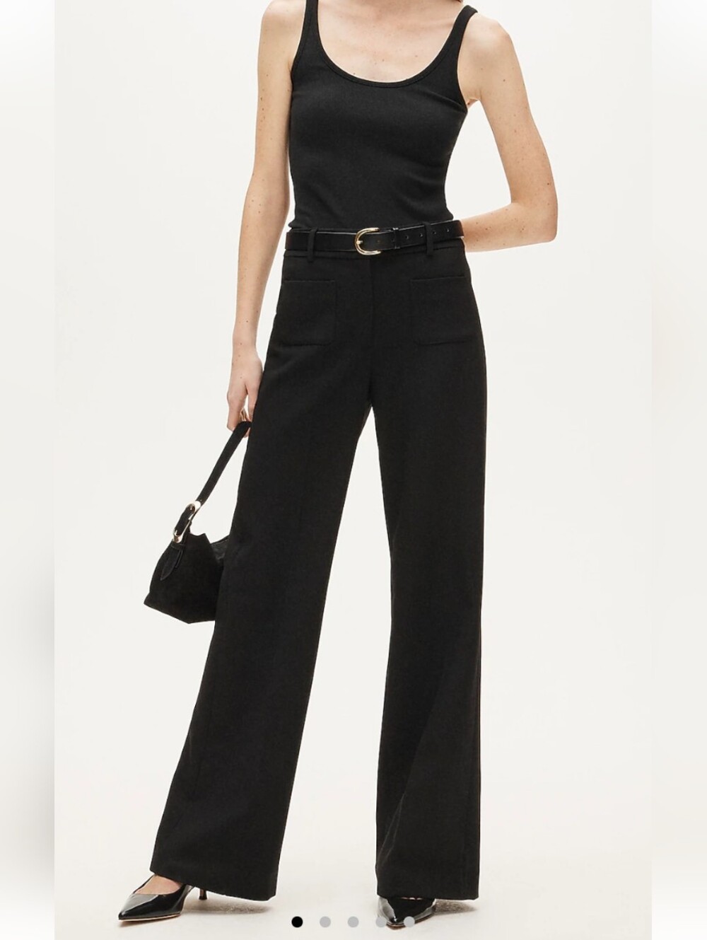 J Crew Tall Carolina pant in four-season stretch CP154 NWT Size 12 Tall Black